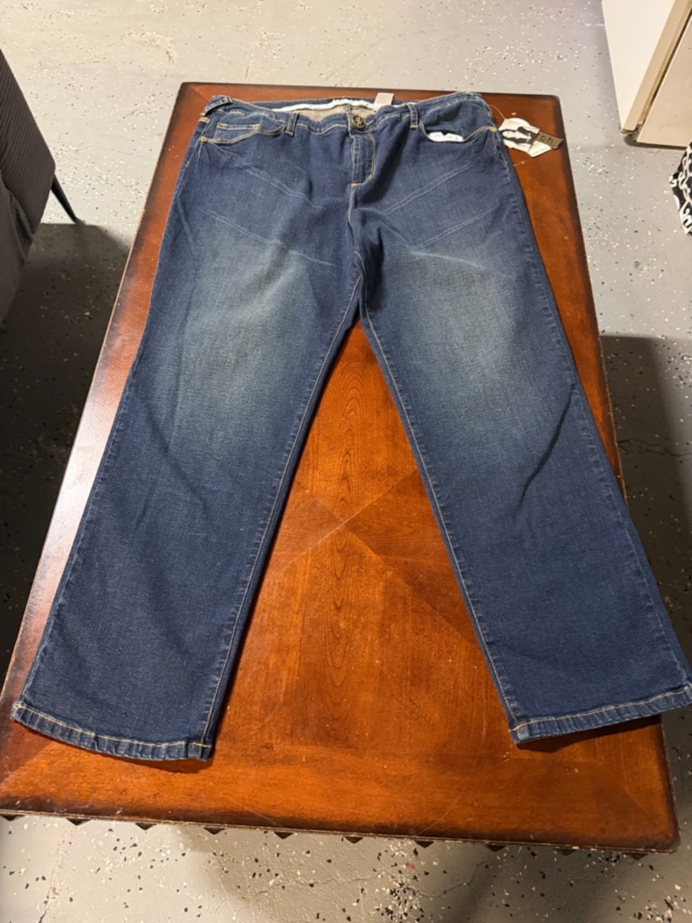 Baby Phat Relaxed Fit Dark Blue Men's Jeans